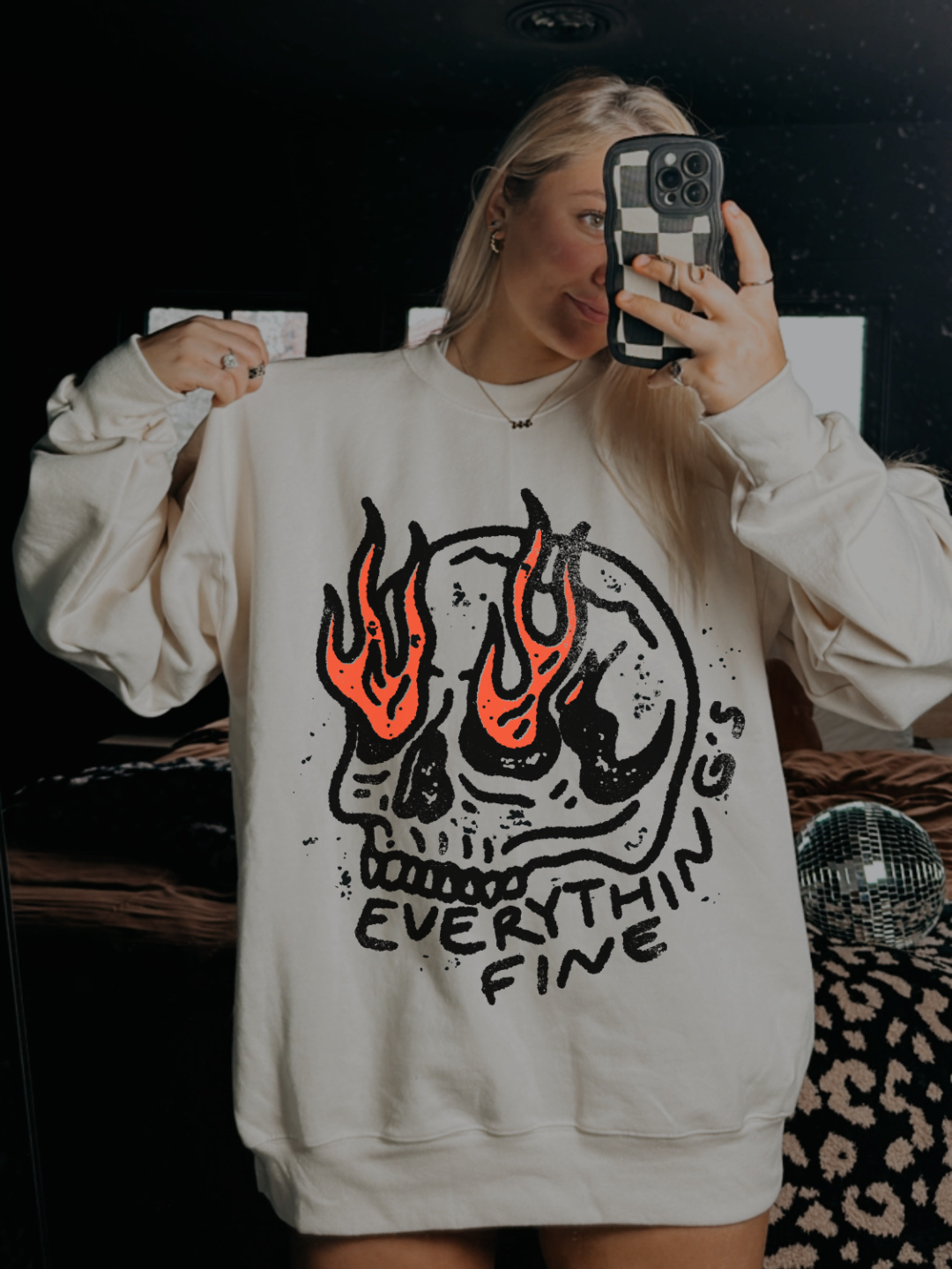 everything's fine sweatshirt