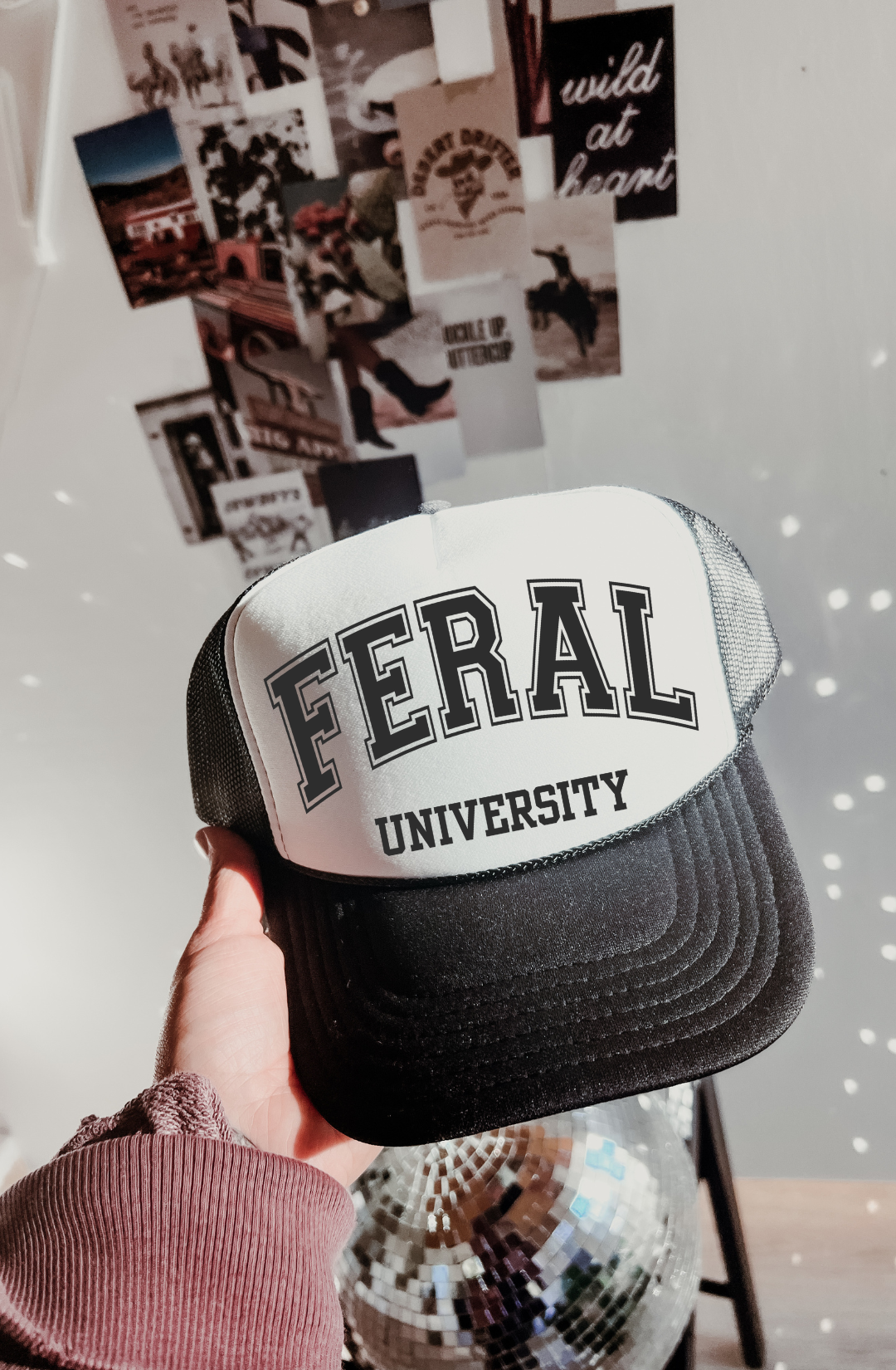 feral trucker hat