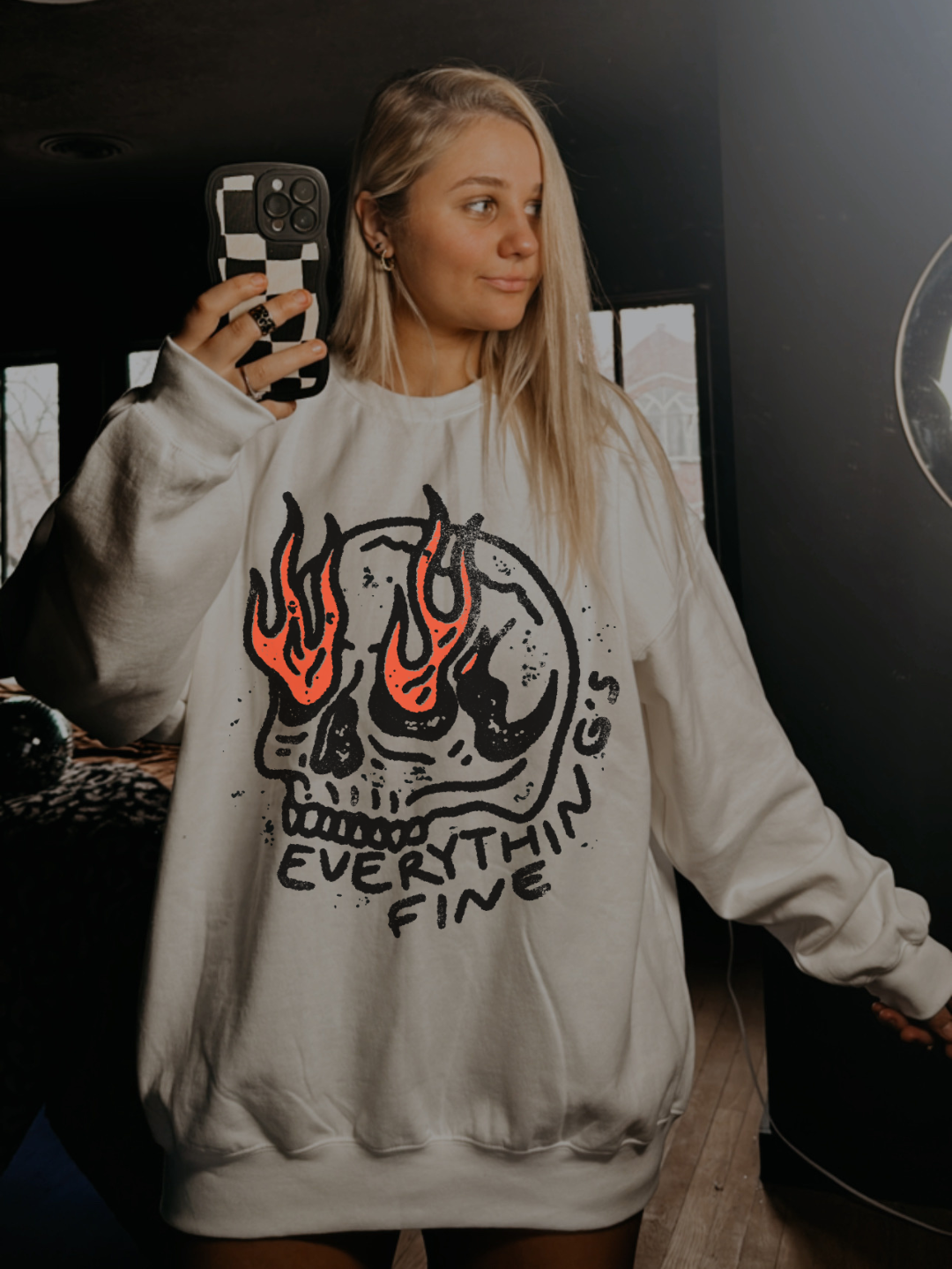 everything's fine sweatshirt